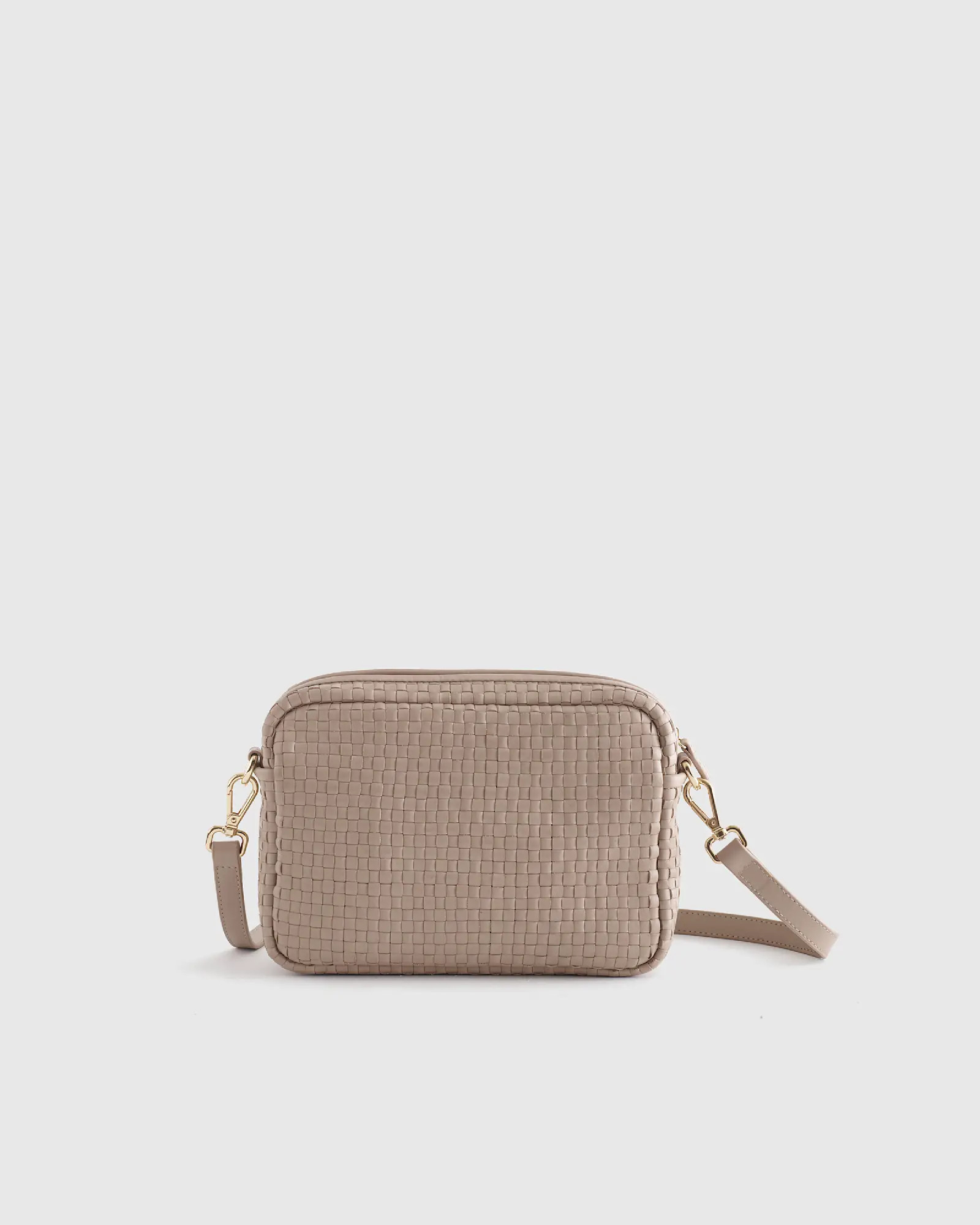 Italian Leather Handwoven Crossbody | Quince
