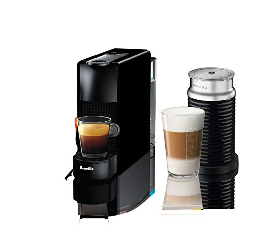 Nespresso Essenza Mini Espresso Machine by Breville with Milk Frother, Piano Black | Amazon (US)
