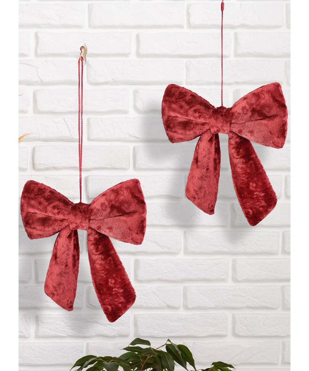15" H x 14" W Red Decorative Bow | Wayfair North America