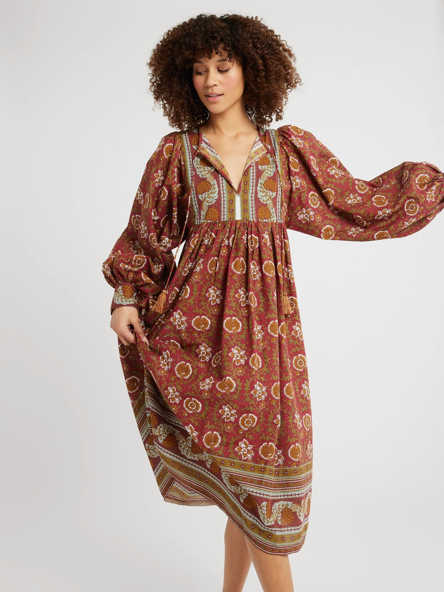 Michelle Dress in Cinnabar | Mille