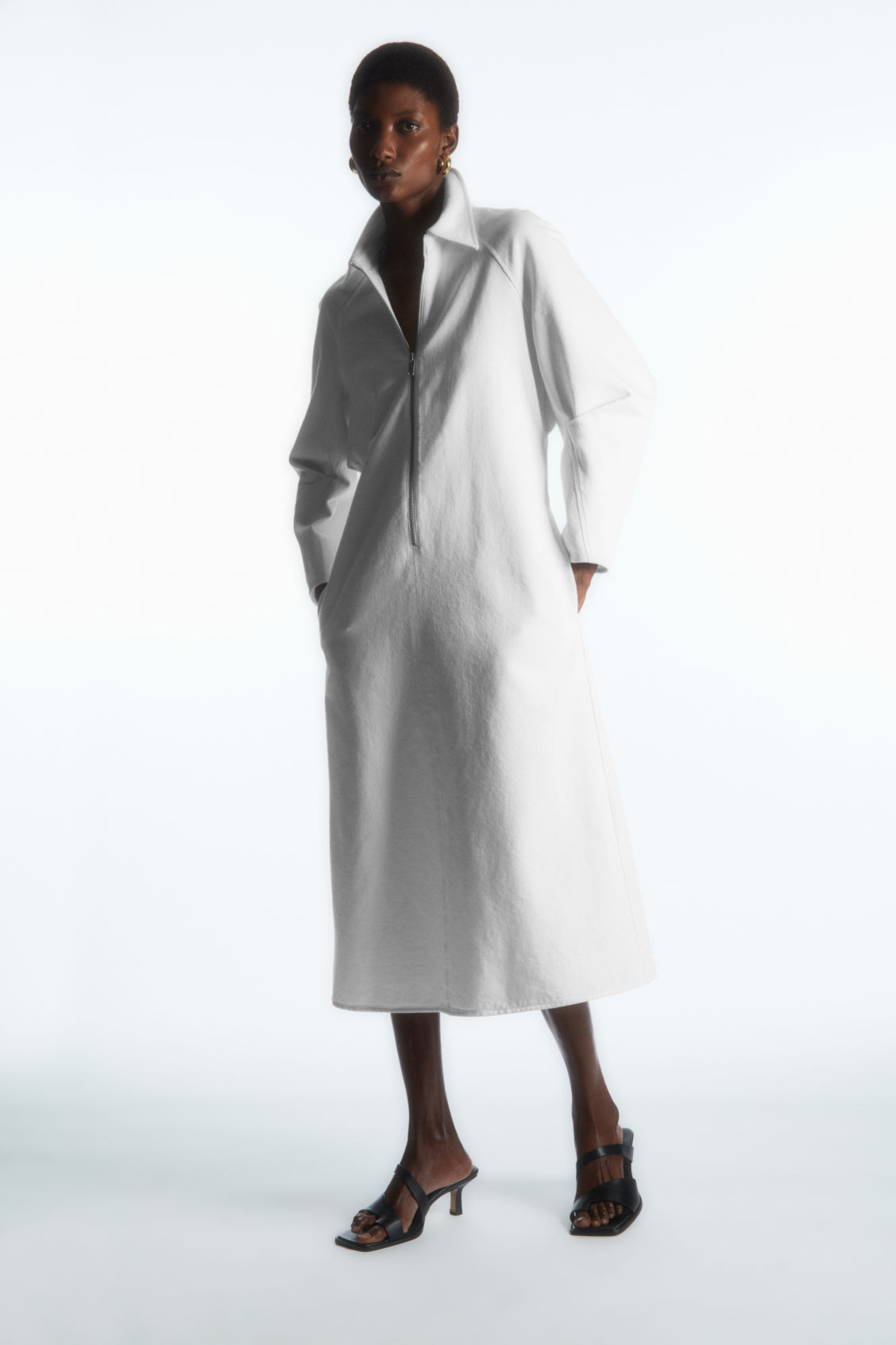 ZIP-UP DENIM SHIRT DRESS | COS UK