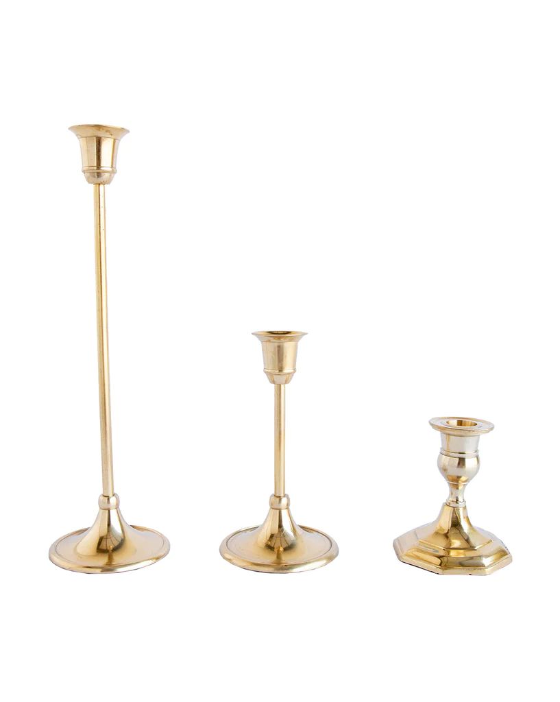 Antique Brass Candlesticks | McGee & Co.