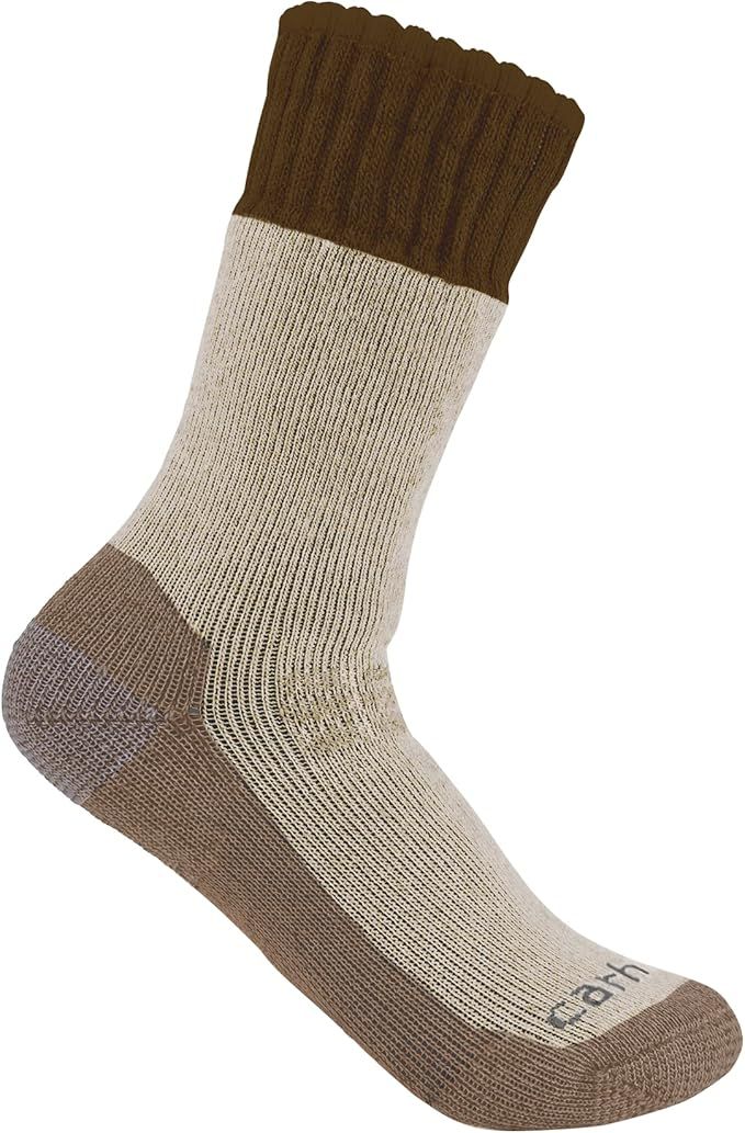 Carhartt mens Heavyweight Synthetic-wool Blend Boot Sock | Amazon (US)