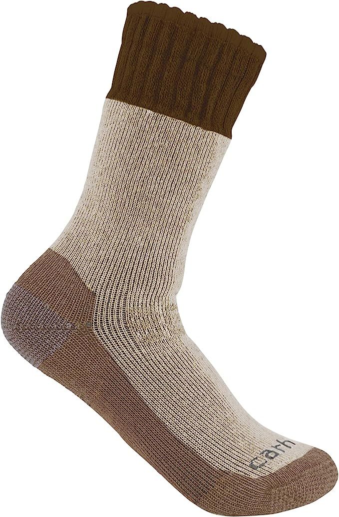 Carhartt mens Heavyweight Synthetic-wool Blend Boot Sock | Amazon (US)