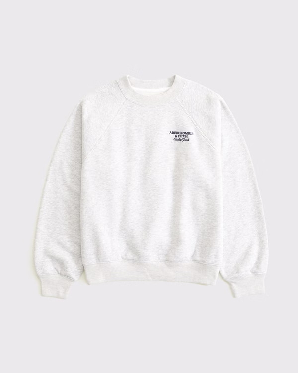 Logo Raglan Classic Sunday Crew | Abercrombie & Fitch (UK)