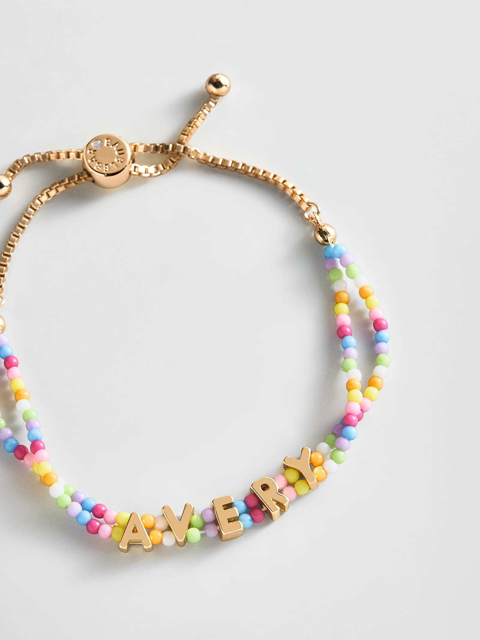 Bead Mine Kids\u2019 Custom Name Bracelet - Light Multi | BaubleBar
