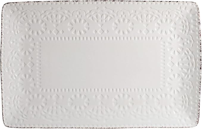 Pfaltzgraff Chateau Serve Platter, 14.25 Inch, Blue and White,Cream | Amazon (US)