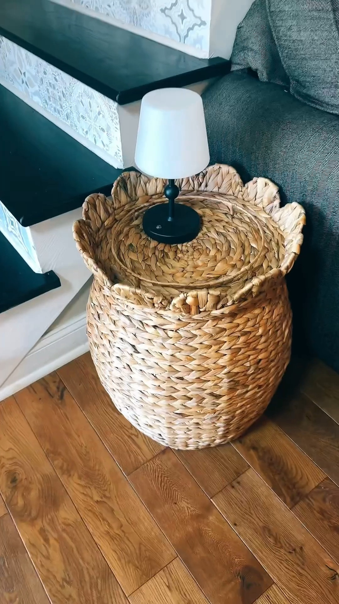 Storage basket that doubles as a table 

#LTKmomlife #LTKHome