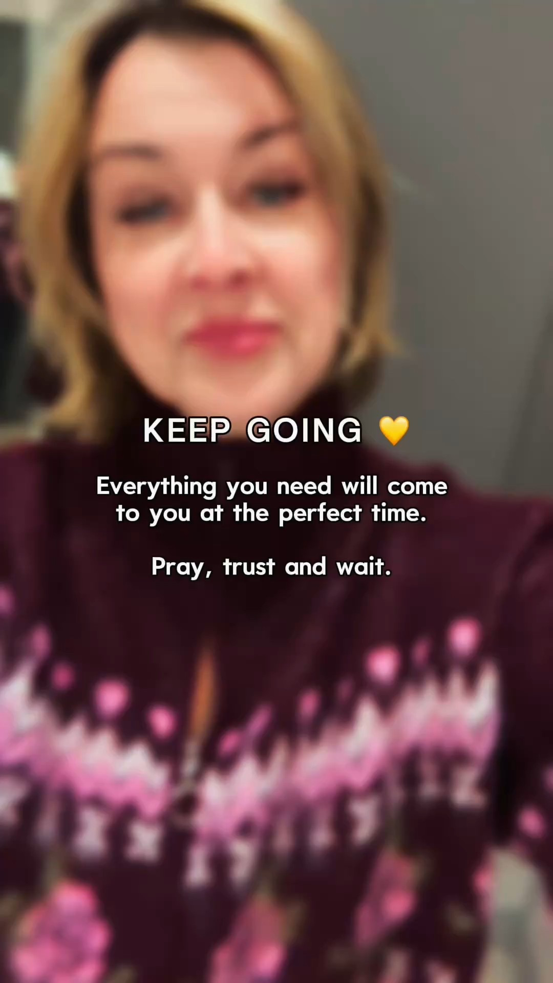 Sometimes the road feels long… but you’re closer than you think. 💛
KEEP GOING.
Everything you need will come at the perfect time.
Pray. Trust. Wait. And don’t forget to breathe. 🤍
faith inspiration • midlife motivation • women over 40 style • cozy winter outfit • confidence for women • encouragement quotes • everyday style inspo • real life fashion • stay positive • God’s timing • sweater outfit ideas • casual winter fashion
