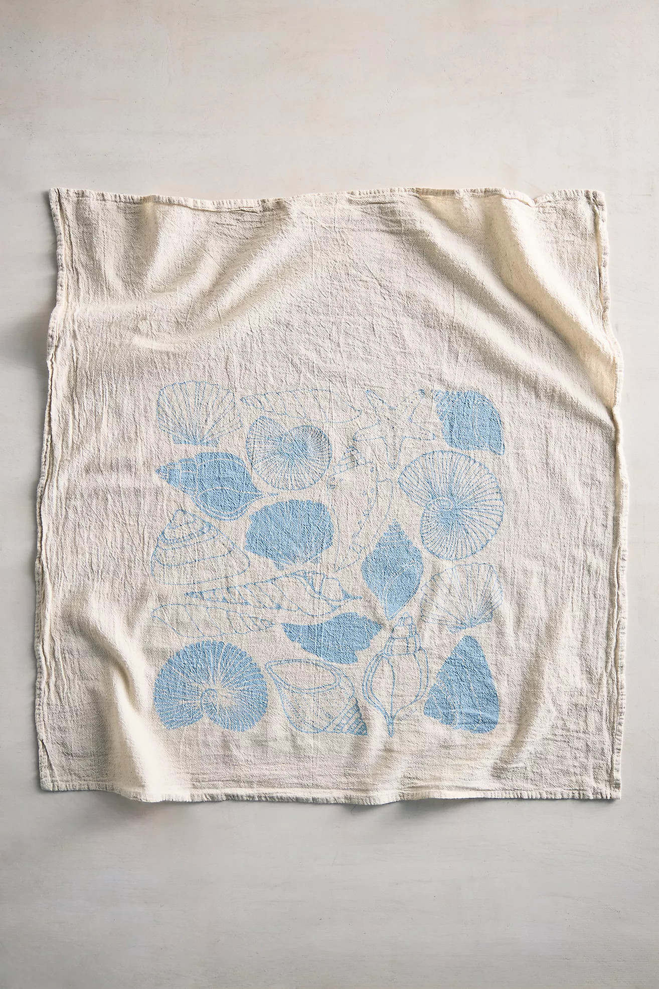 Shells Cotton Dish Towel | Anthropologie (US)