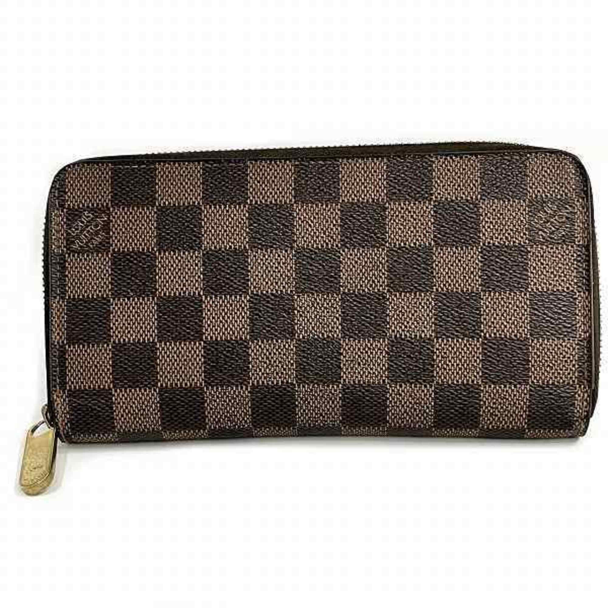 Pre-Owned Louis Vuitton Damier Zippy Wallet N60015 Round Long for Men and Women (Good) | Walmart (US)