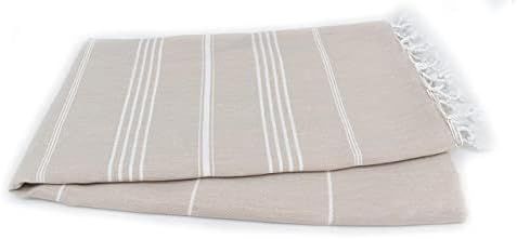 Aysesa Lux Oversized 38x75 Absorbent Cotton Beach Towel W/ Hidden Zipper Pocket 100% Natural Turk... | Amazon (US)