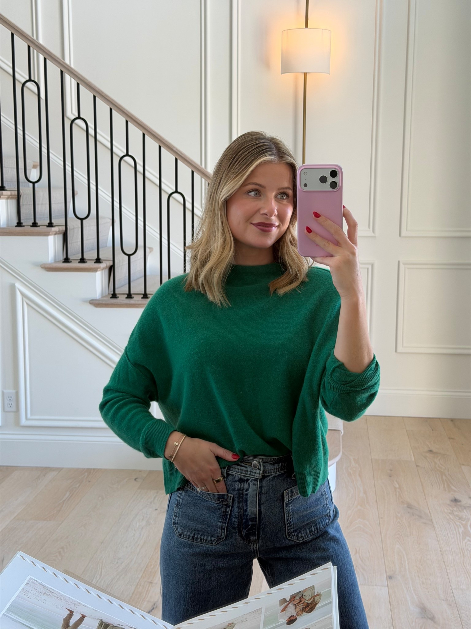 Sweater: size small
Target wide leg denim jeans! Fits tts. Stretchy & looks like anthro 

#LTKootd #LTKgrwm #LTKdayinmylife