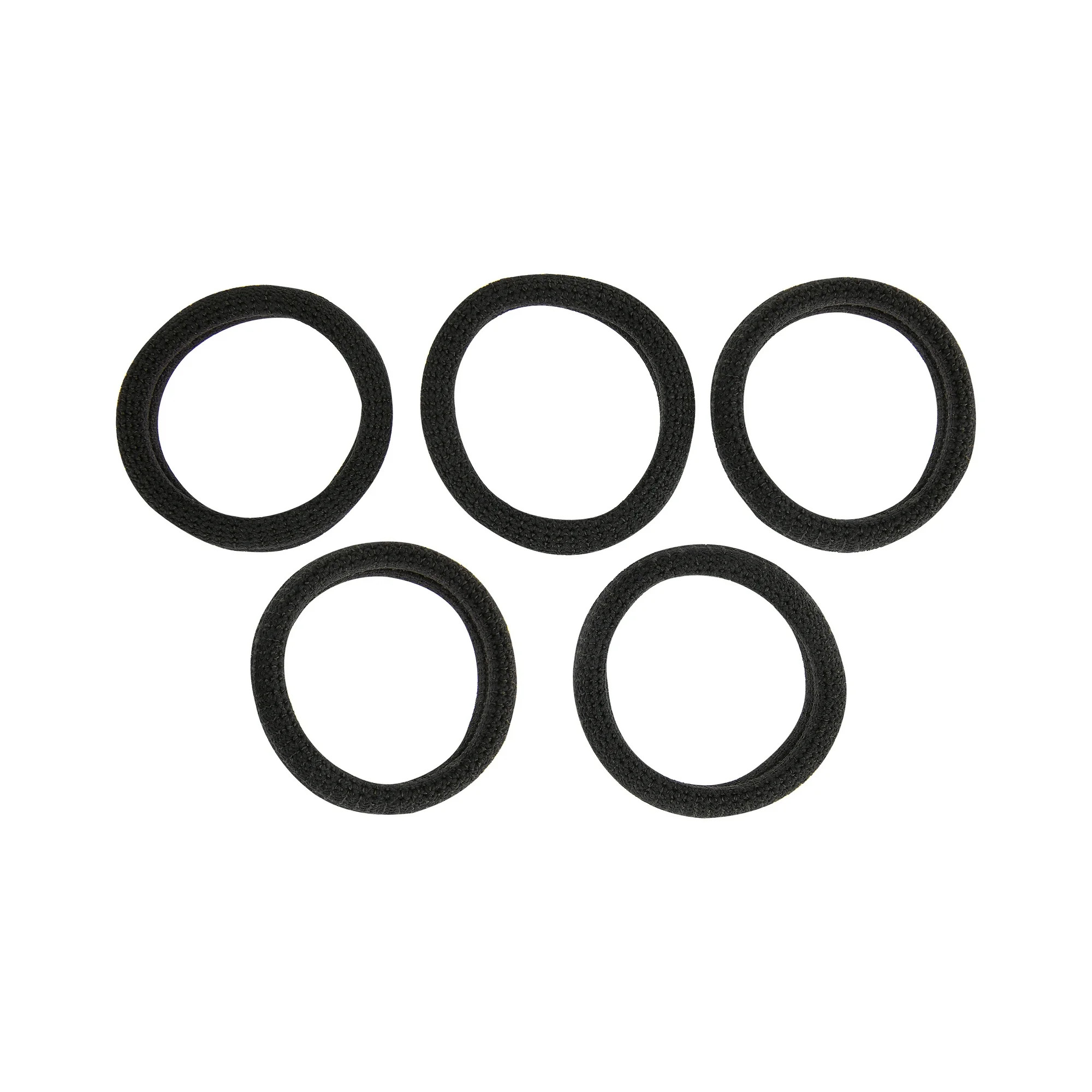 Hairitage Microfiber Hair Ties Black, 5 PC | Walmart (US)