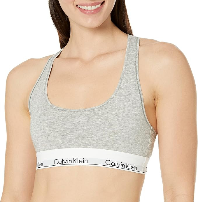 Calvin Klein Women's Modern Cotton Unlined Wireless Bralette | Amazon (US)