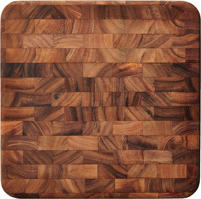 Ironwood Oslo End Grain Square Utility Board, One Size, Acacia Wood | Amazon (US)