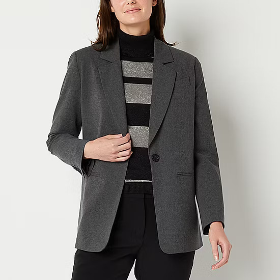 Worthington Womens Regular Fit Blazer | JCPenney
