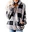 ZESICA Women's Plaid Long Sleeve Zipper Sherpa Fleece Sweatshirt Pullover Jacket Coat | Amazon (US)