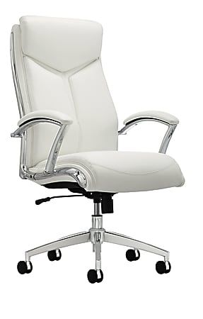 Realspace Verismo High Back Chair White - Office Depot | Office Depot and OfficeMax 