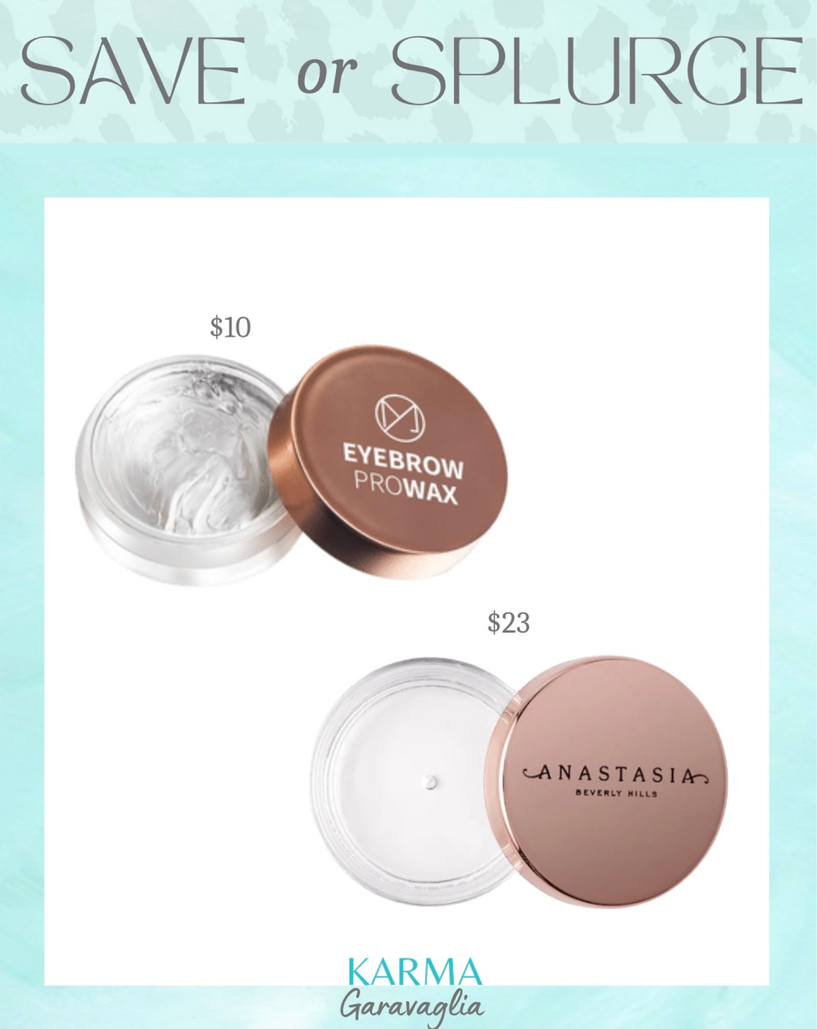 Save or Splurge, Anastasia Beverly Hills brow freeze, best brow product, my Holy Grail brow freeze and the applicator is on sale 30% off until 1/1!  Brow freeze dupe, Amazon dupe, laminated brows, great gift for beauty lovers, my eyebrows have been transformed thanks to ABH Brow Freeze! 

Follow me @karmagaravaglia for more fashion finds, beauty faves, lifestyle, home decor, sales and more! So glad you’re here!! XO!!

#LTKunder50 #LTKbeauty #LTKsalealert