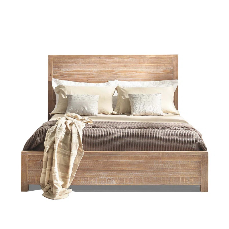 Montauk Solid Wood Panel Bed | Wayfair North America