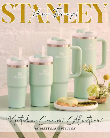 New Stanely drop just released today!  Shop the new Matcha Cream collection on Stanely's site and Amazon!

#stanley #viral #bestseller #favorites

#LTKSaleAlert #LTKFindsUnder50 #LTKGiftGuide
