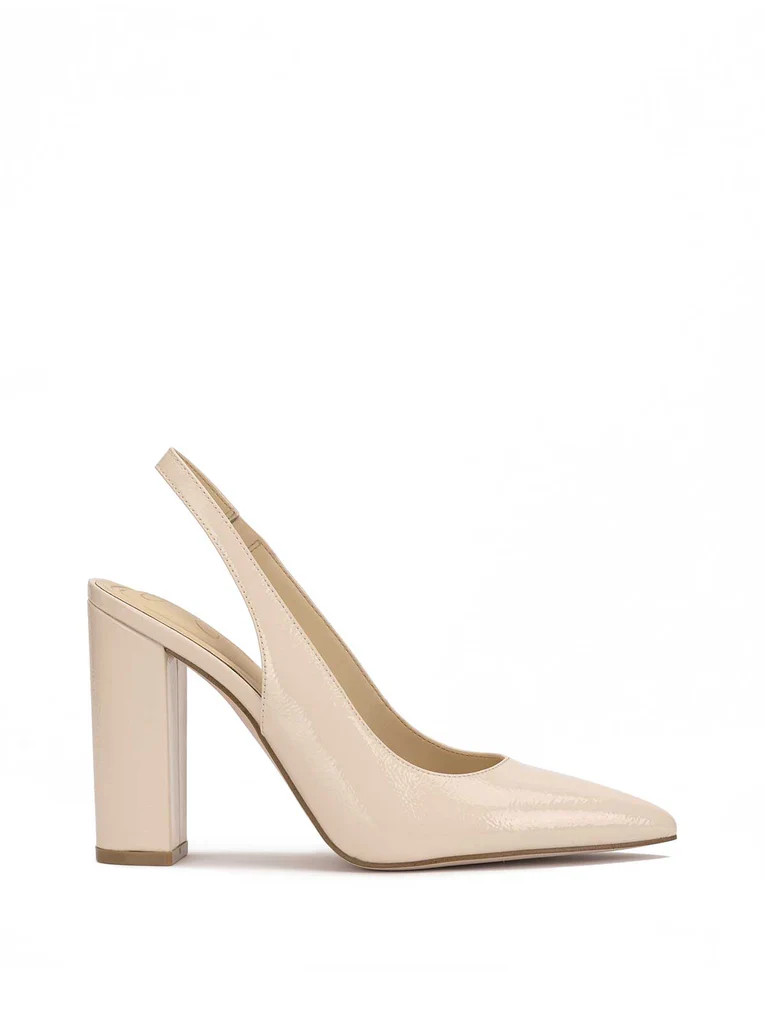 Noula Slingback Pointed Toe Pump in Chalk | Jessica Simpson E Commerce