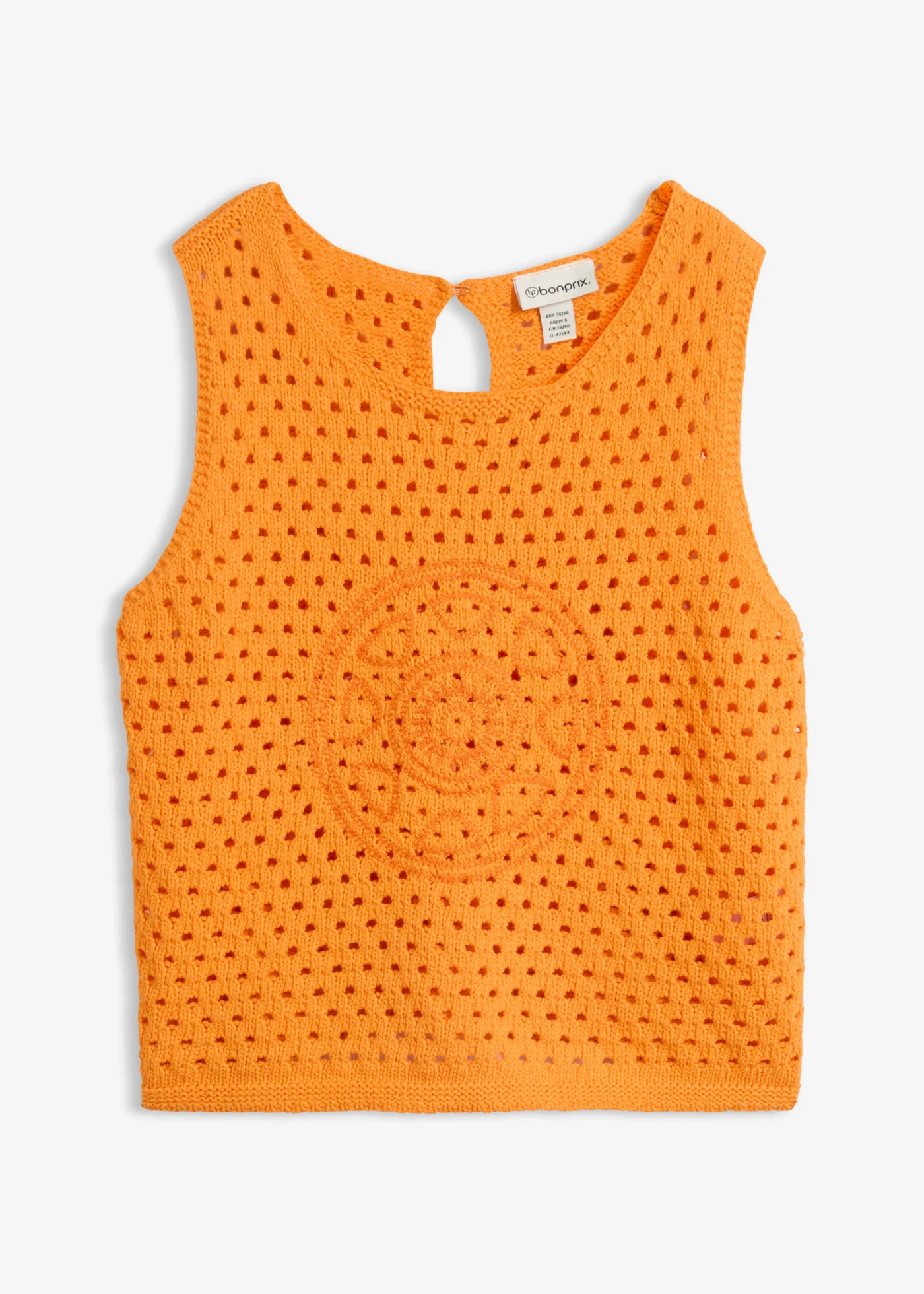 Gehaakt topje van puur katoen feloranje | Bonprix NL (Influencer)