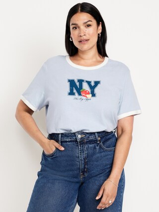 EveryWear Graphic Ringer T-Shirt | Old Navy (US)