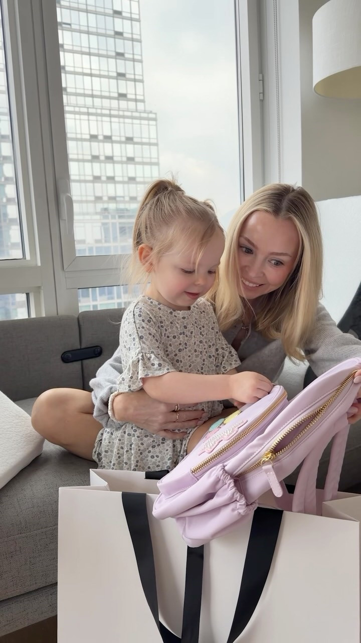 Her “thank you” at the end! 🥹💕 

backstory ::: Ellie has grown so much! It’s hard to believe that she is about to be 3! 🥹 I wanted to surprise her with a backpack while we were traveling, because there was a place that you can go and customize your bags! 

For now Ellie is just using it for when we fly/travel, but when she starts her pre-school, we figured it could be her first pre-school bag too! 🥹 

It’s hard to even believe that we are so close to that already. It feels like she was a little infant just the other day… 

We all went into the store and picked out her favorite patches, and then went home for the day. The next day when it was ready, Tay went and grabbed the bag and brought it back to the apartment. Ellie opened it and was so happy to see her new backpack! 

It’s going to be perfect for her toys and snacks, and she’s just so precious when she wears it! 🥹💕

#LTKKids #LTKmomlife #LTKootd