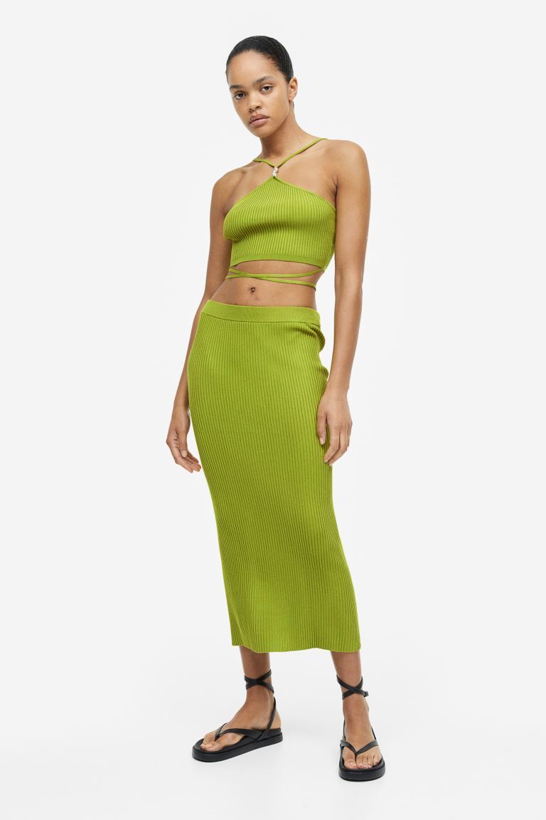 Tie-detail Crop Top | H&M (US)