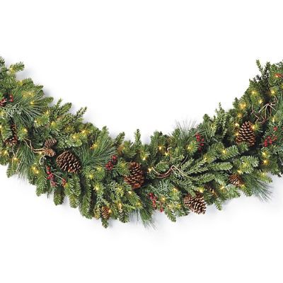 Christmas Cheer Cordless Garland | Frontgate