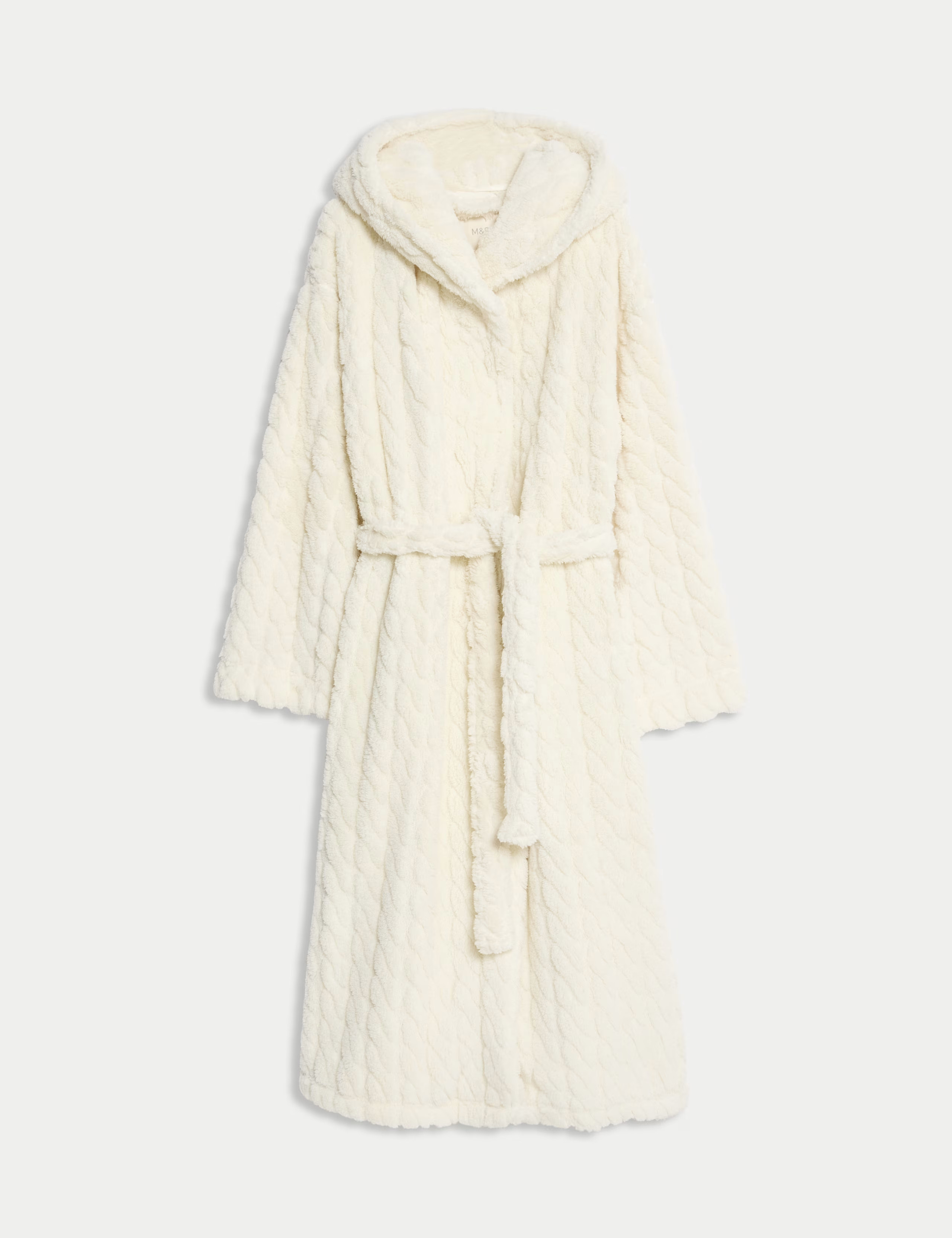 Jacquard Long Hooded Dressing Gown | Marks & Spencer (UK)