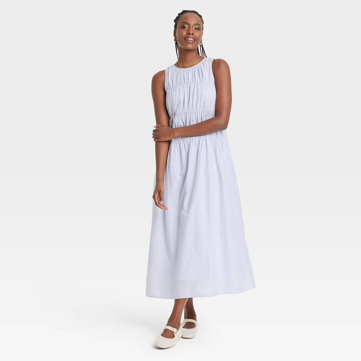 Women's Ruched Maxi A-Line Dress - Universal Thread™ | Target