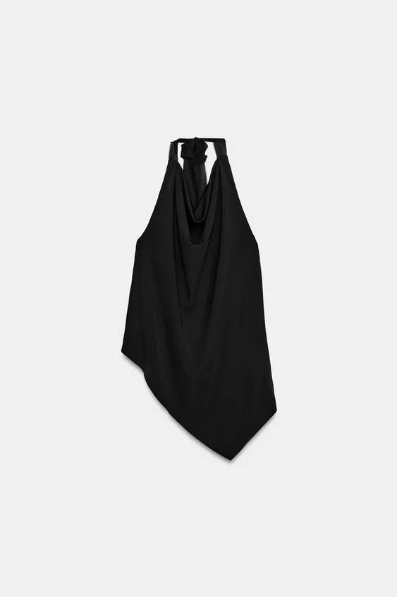 DRAPED CREPE TOP | Zara US