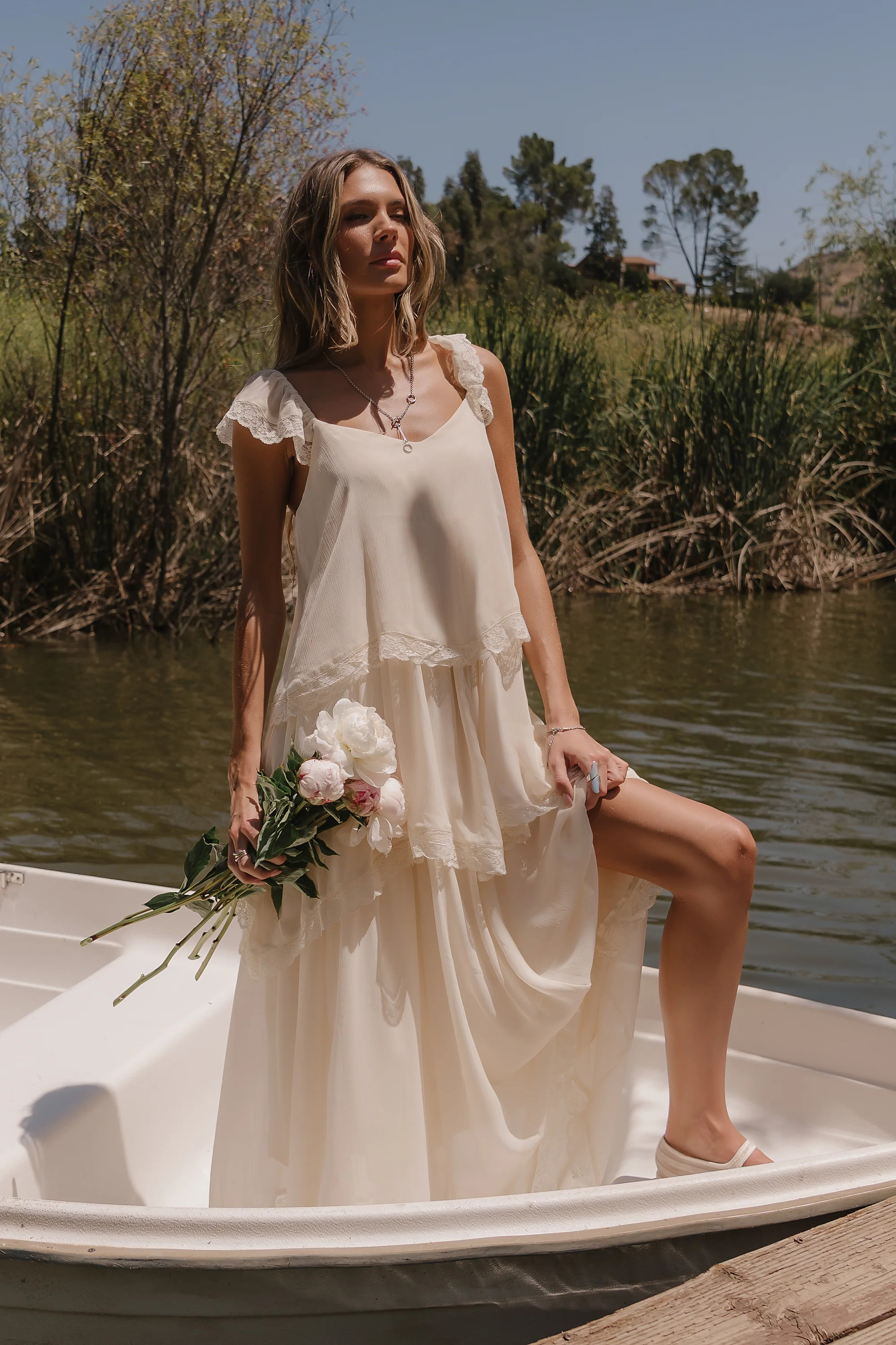 Leanne Tiered Maxi Dress | Böhme US