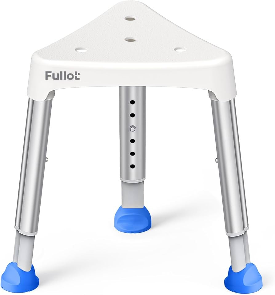 Space-Saving Triangular Shower Chair for Inside Shower, FSA/HSA Eligible 400 lbs Adjustable Showe... | Amazon (US)