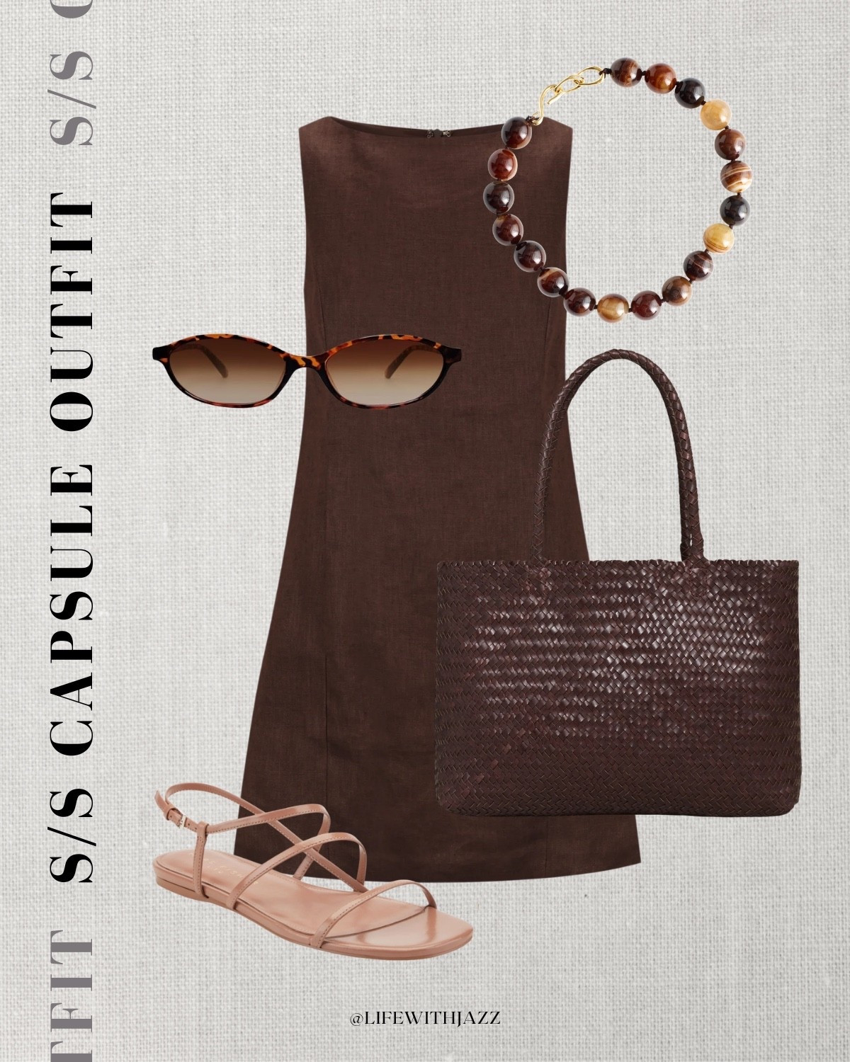 Spring & summer capsule outfit

Shift dress / spring dress / summer dress / strappy sandals  

#LTKootd