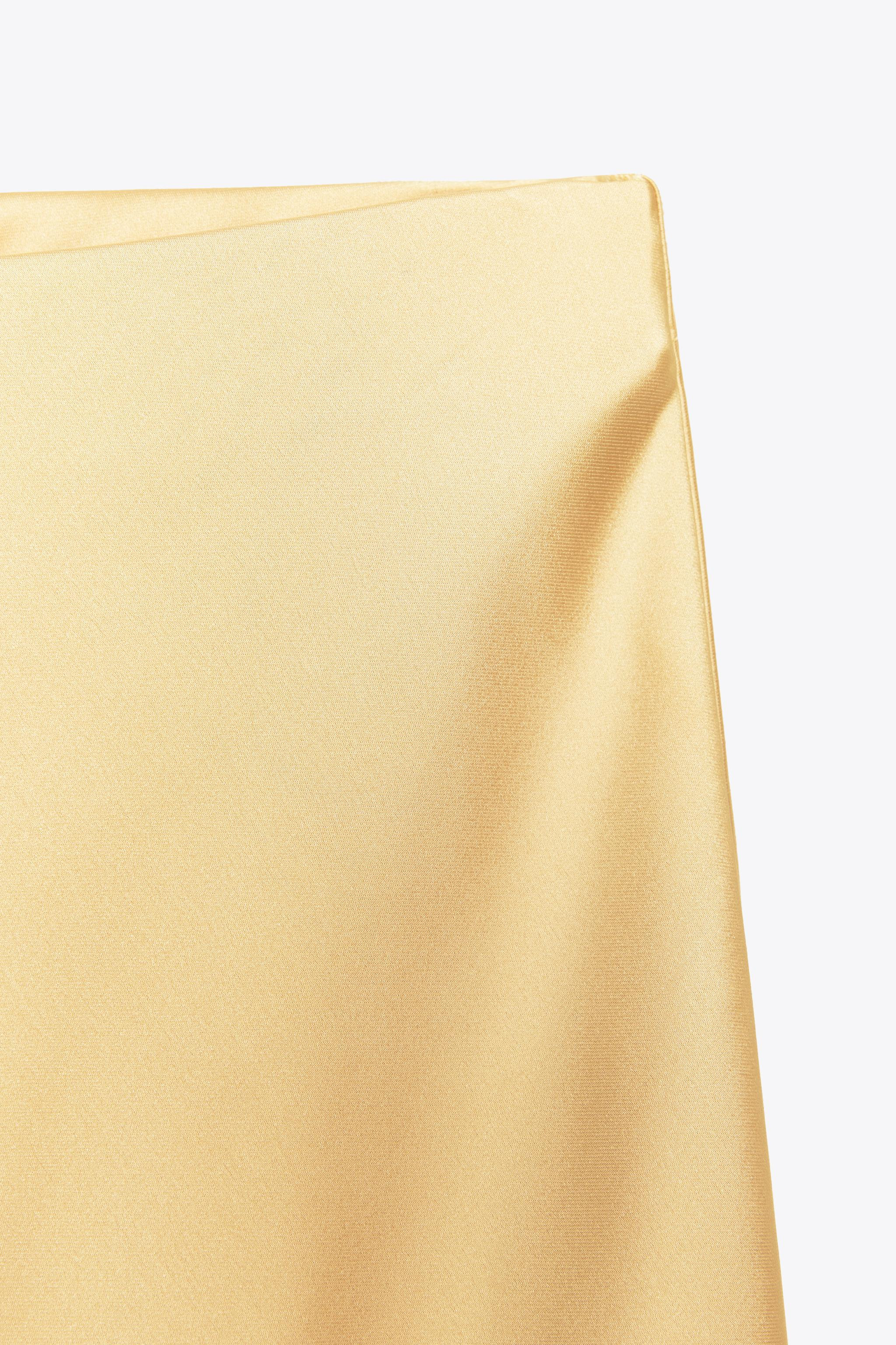 SATIN MIDI SKIRT | Zara US