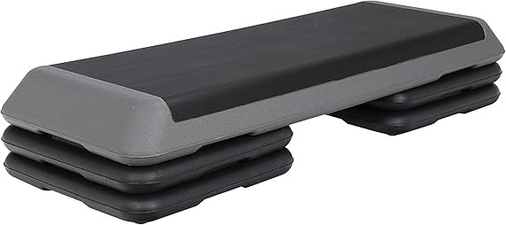 HomGarden 43" Adjustable Aerobic Stepper Workout Step w/ 4 Risers Fitness & Exercise Platform Tra... | Amazon (US)