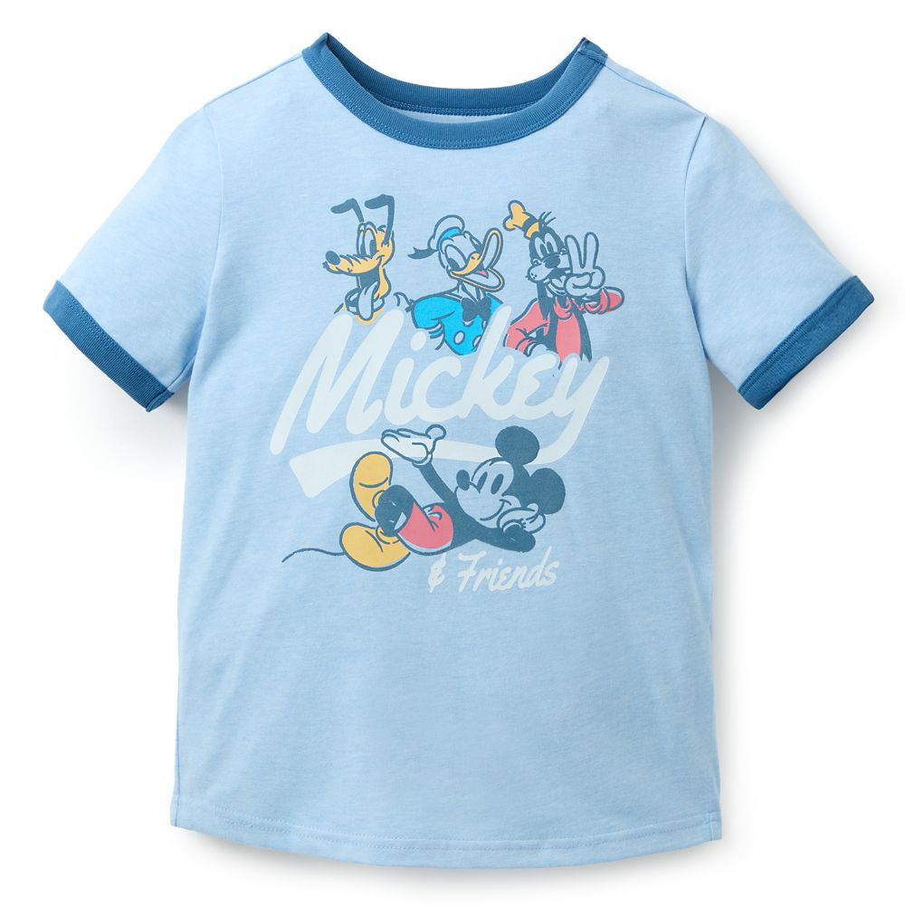 Mickey Mouse and Friends Ringer T-Shirt for Kids | Disney Store
