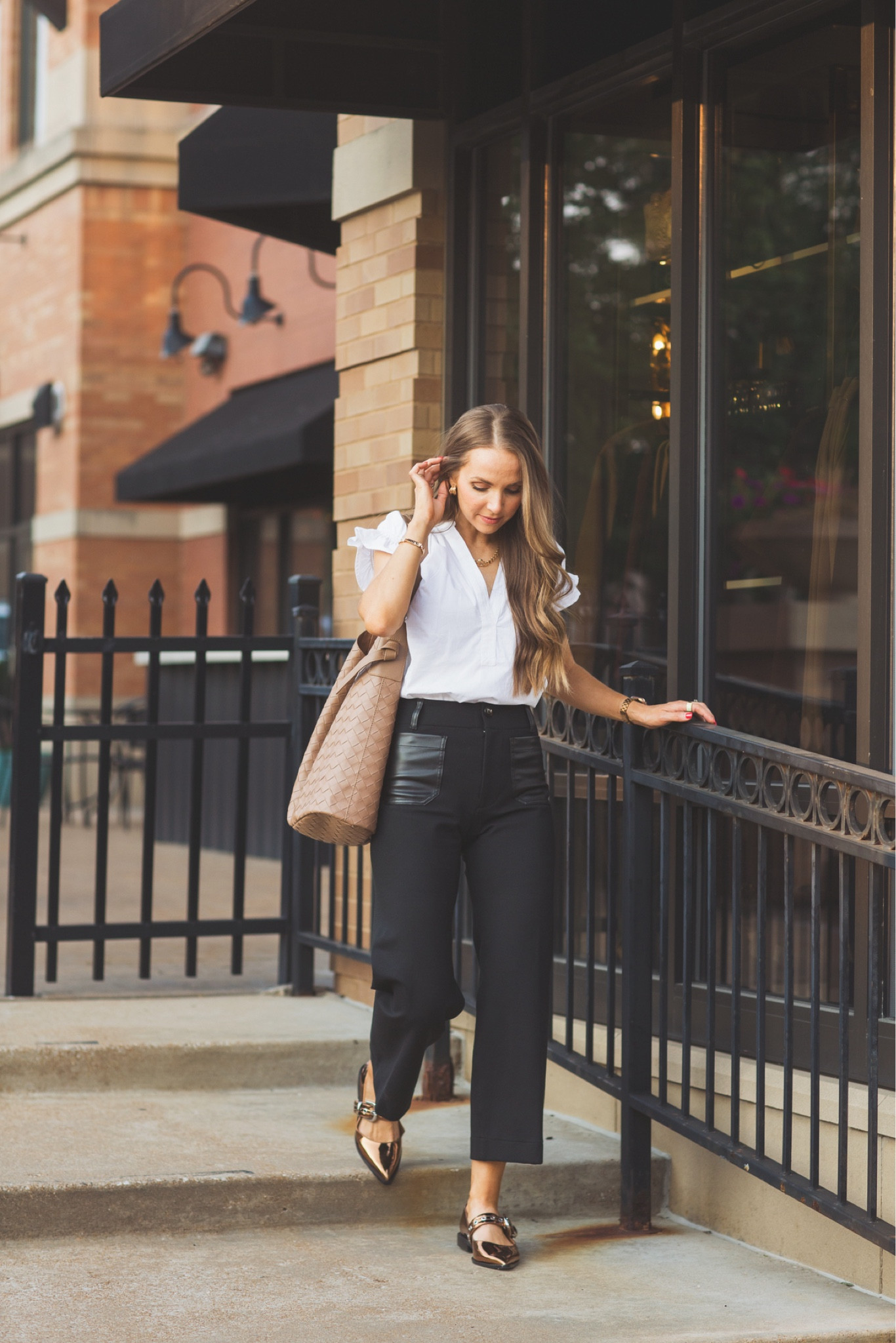 Anthropologie x Merricks Art Collection is live!! Styling these pants for work or a chic night out (wearing size 26R)

#LTKSeasonal #LTKWorkwear #LTKStyleTip