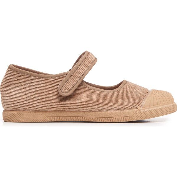 Cord Mary Jane Captoe Sneakers, Camel | Maisonette