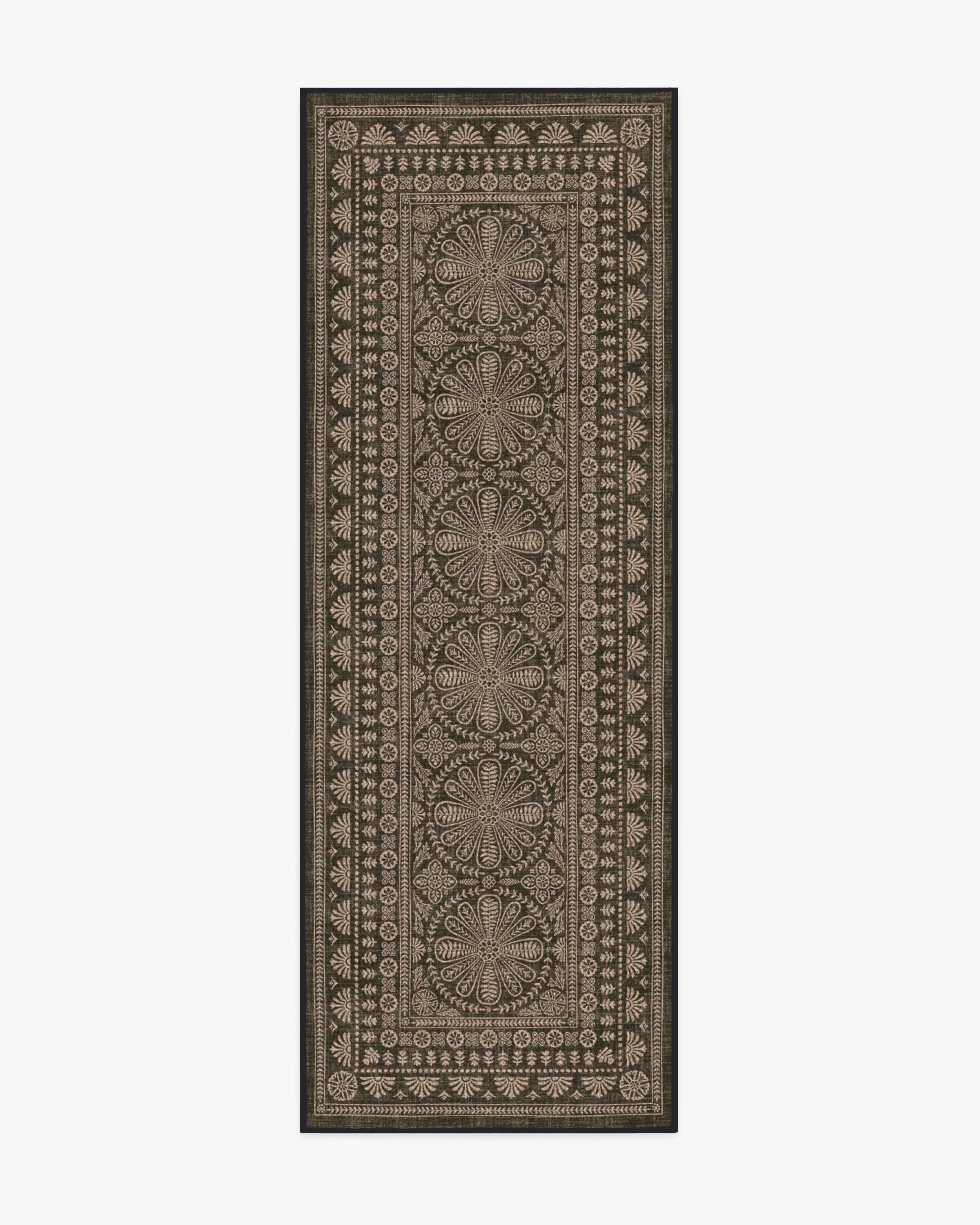 Maia Soft Black Re-Jute Rug | Ruggable