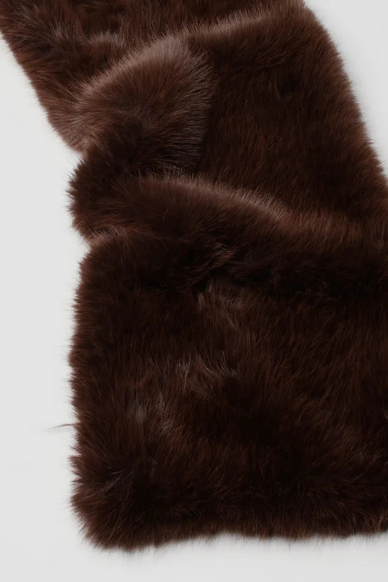 Faux Fur Scarf | Karen Millen UK + IE + DE + NL