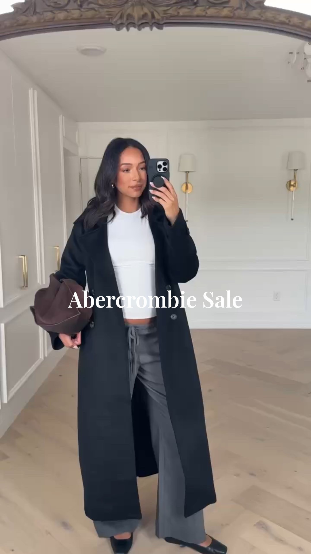 Use code AFNENA for an additional 15% OFF Abercrombie! All sweatshirts & sweatpants are 20-50% OFF + almost everything else is 15% off + my code stacks on top! 🤩 Wearing size S white top, size S grey pants and size M Tall black coat  

Fall outfit 
Fall fashion 
Outerwear 
Fall jacket 
Fall coat 

#LTKSeasonal #LTKStyleTip #LTKFindsUnder100