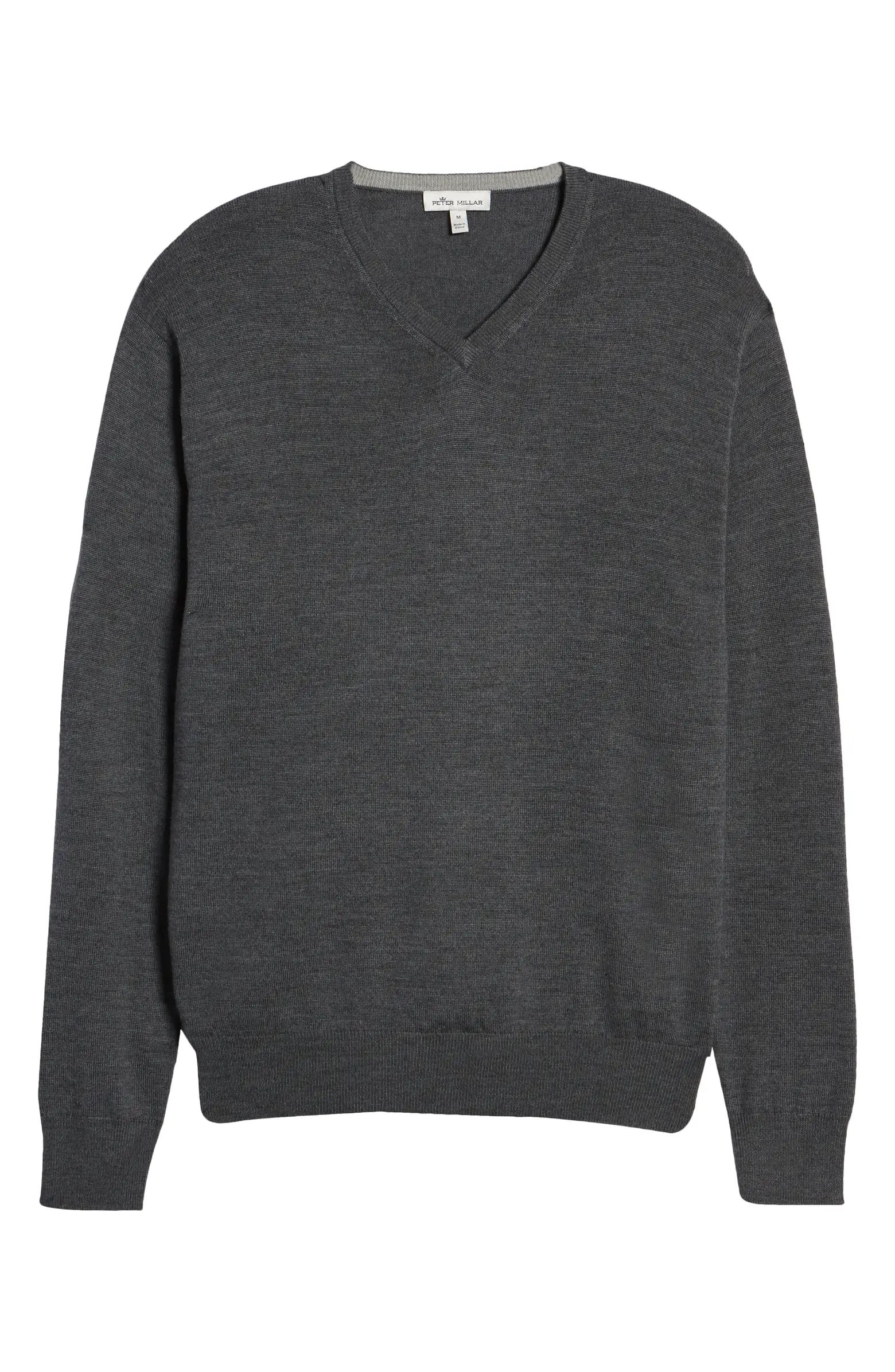 Peter Millar Crown Wool & Silk V-Neck Sweater | Nordstrom | Nordstrom