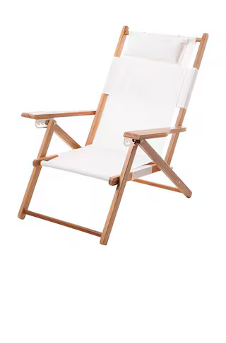 business & pleasure co. The Tommy Chair in White | FWRD 