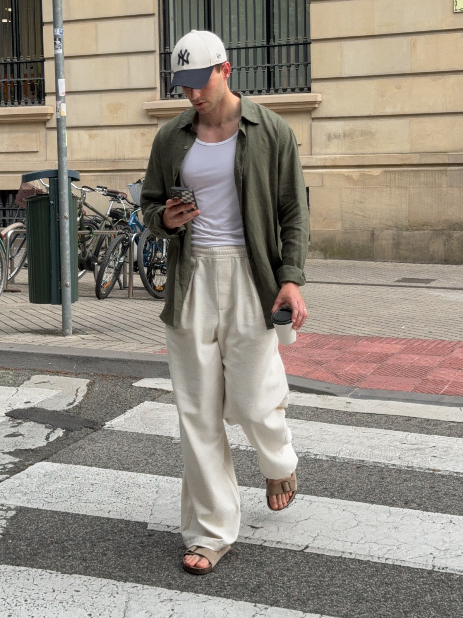 Cream and olive summer outfit 

#LTKeurope #LTKmens #LTKsummer