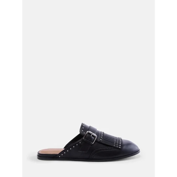Free Assembly Women's Studded Loafer Mules | Walmart (US)